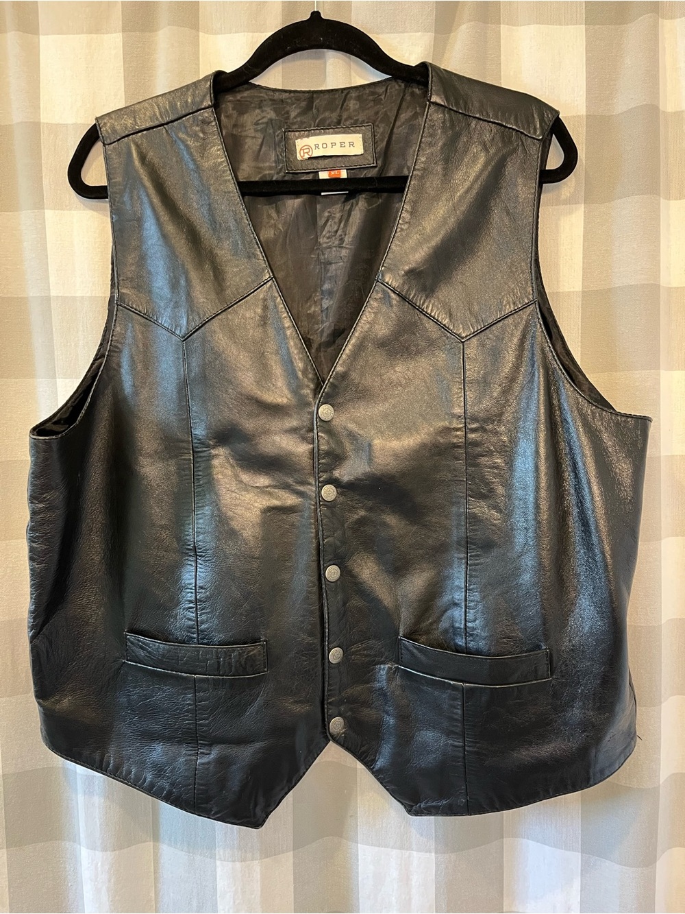 Roper jacket interior label